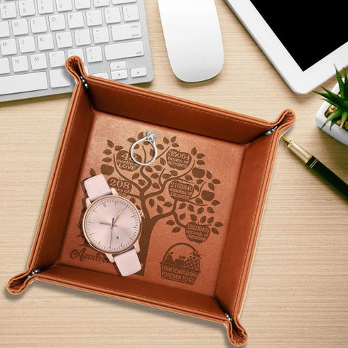 4 Years Anniversary Traditional Organization Tray